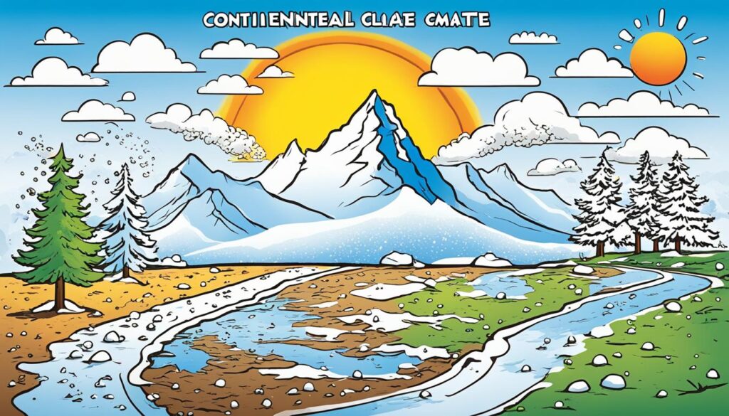 Continental Climate Changes