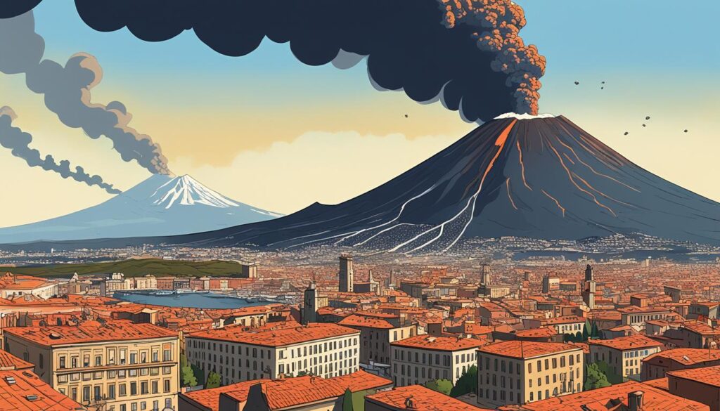 Eruption of Mount Vesuvius