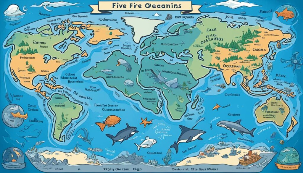 Global Oceans Map