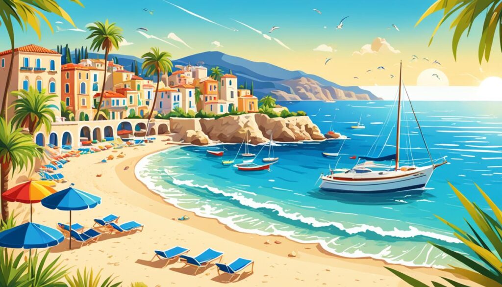 Sunlight and Sea Breezes on the Mediterranean Coast